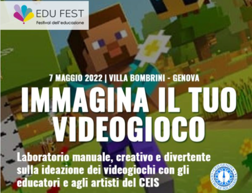 CEIS Genova a EDU-FEST “Il Festival dell’Educazione” – Villa Bombrini, Sabato 7 maggio H 14:00