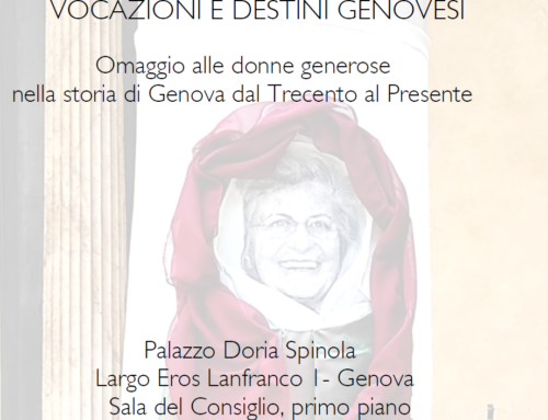 Mostra e conferenza a Palazzo Spinola – Omaggio a Bianca Costa la signora della Solidarietà