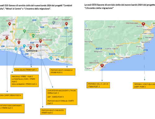 LE NOSTRE SEDI DI SERVIZIO CIVILE 2024